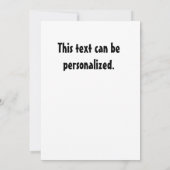 Chess Tournament Invitation Card Kaart (Achterkant)