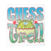 Chess Troll Notitieblok (Voorkant)
