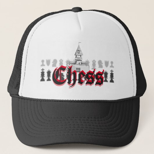 Chess Trucker Hat Trucker Pet (Voorkant)