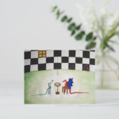 Chess tussen Dragon en Snake Briefkaart (Staand voorkant)