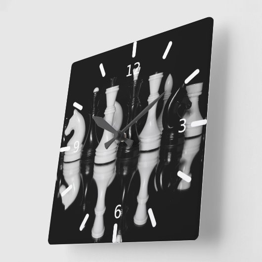 Chess Vierkante Klok (Hoek)