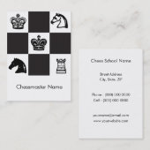 Chess Visitekaartje (Voorkant / Achterkant)