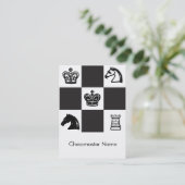 Chess Visitekaartje (Staand voorkant)