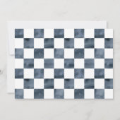 Chess Who | Chess Theme Kids Birthday Party Kaart (Achterkant)