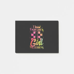 Chess Women Queen Chessfield Team speelt als een m Post-it® Notes