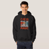 Chess Works Like Magic I Chess Player I Chess Hoodie (Voorkant volledig)