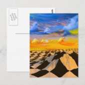 Chess world briefkaart (Voorkant / Achterkant)