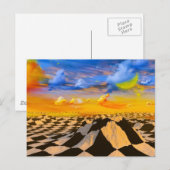 Chess world briefkaart (Voorkant / Achterkant)