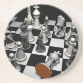 Chess Zandsteen Onderzetter (Voorkant)