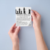 Chessboard, Chess Club Adverteren Flyer (Hand)