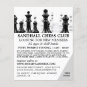 Chessboard, Chess Club Adverteren Flyer (Voorkant)