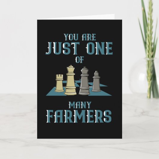 Chessboard Chess Piece Kaart (Voorkant)