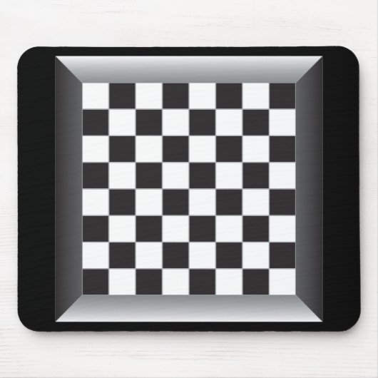 chessboard chess tafel wedstrijd muismat (Voorkant)