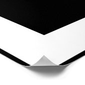 chessboard chess tafel wedstrijd poster (Hoek)