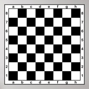 chessboard chess tafel wedstrijd poster