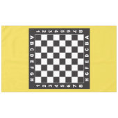 chessboard chess tafel wedstrijd tafelkleed (Voorkant (Horizontaal))