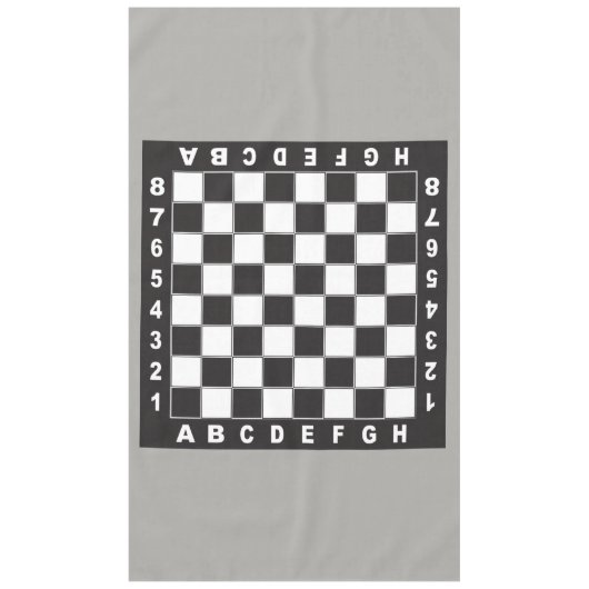 chessboard chess tafel wedstrijd tafelkleed (Voorkant)