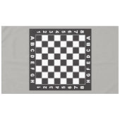 chessboard chess tafel wedstrijd tafelkleed (Voorkant (Horizontaal))