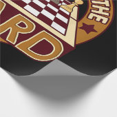 ChessBoard Citate Chess Player Thinking Game Board Cadeaupapier (Hoek)