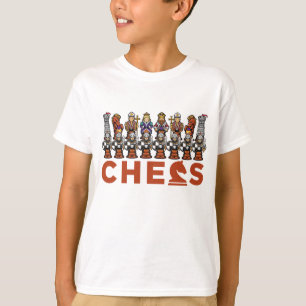 chessboard gamer t-shirt