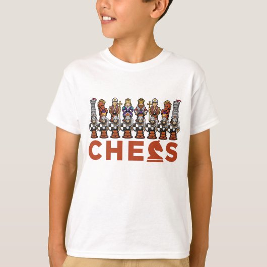 chessboard gamer t-shirt (Voorkant)