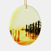 Chessboard Ornaemnt Keramisch Ornament (Rechts)