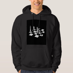 Chessboard Player Chesecks Hoodie