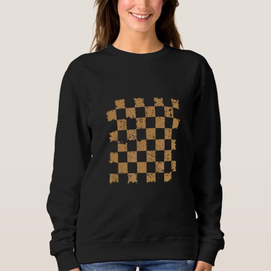 Chessboard Retro Trui (Voorkant)