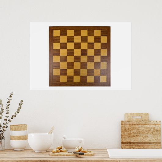 chessboarden poster (Keuken)