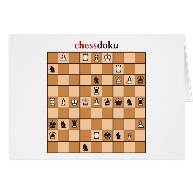 chessdoku (Voorkant Horizontaal)