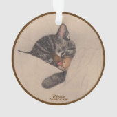 Chessie de sluipende keuten acrylversiering ornament (achterkant)