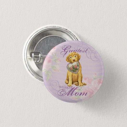 Chessie Heart mama Ronde Button 3,2 Cm (Voorkant /achterkant)