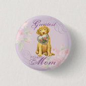 Chessie Heart mama Ronde Button 3,2 Cm (Voorkant)