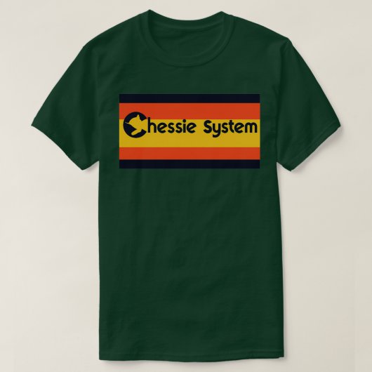 Chessie Railroad System 1 T-shirt (Design voorkant)