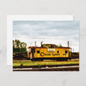 Chessie System Caboose at Toledo, OH 1996 Briefkaart (Voorkant / Achterkant)