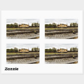 Chessie System Caboose at Toledo, OH 1996 Rechthoekige Sticker (Vel)