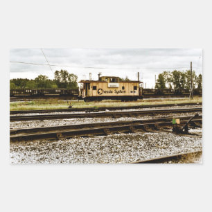 Chessie System Caboose at Toledo, OH 1996 Rechthoekige Sticker