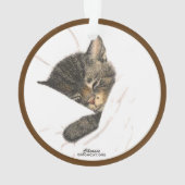 Chessie the Kitten Acrylornament Ornament (achterkant)