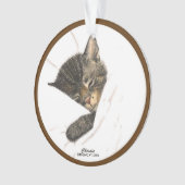 Chessie the Kitten Acrylornament Ornament (voorkant)