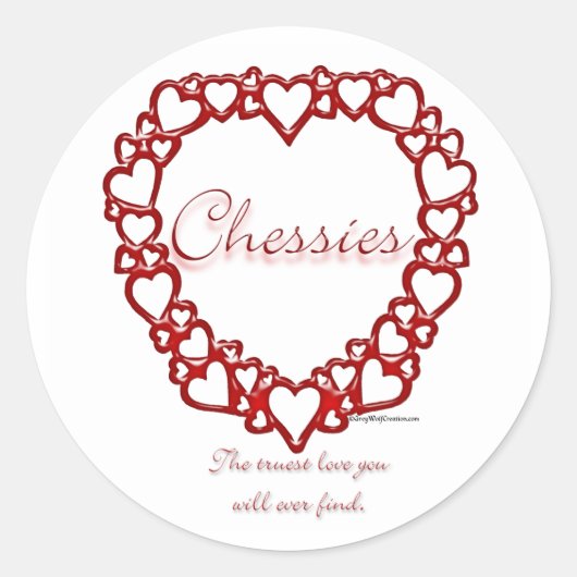 Chessie Ware Liefde - Sticker (Voorkant)