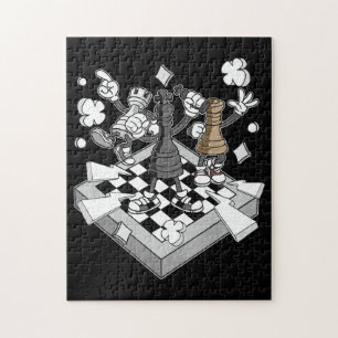 chessman checkmate play legpuzzel