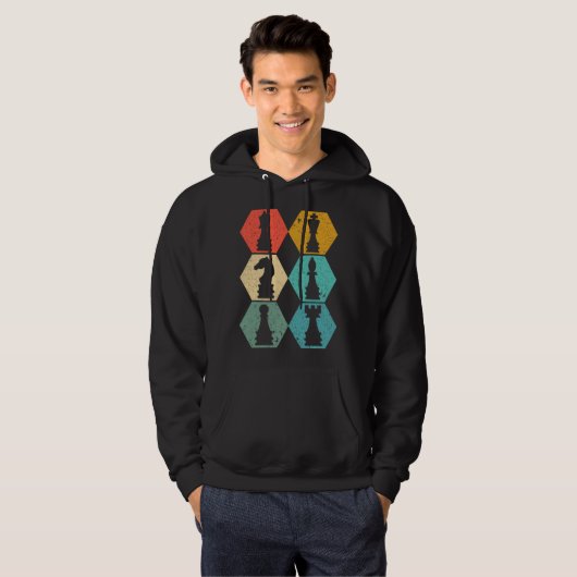 Chessmen Chess Figure Pawn Player Hoodie (Voorkant volledig)