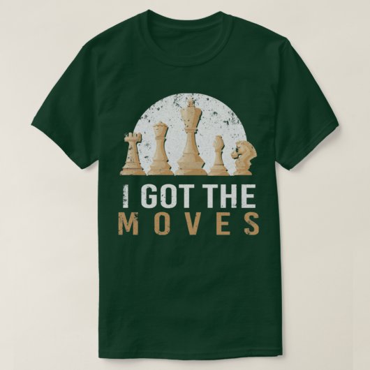Chessmen Gift Chess T-shirt (Design voorkant)