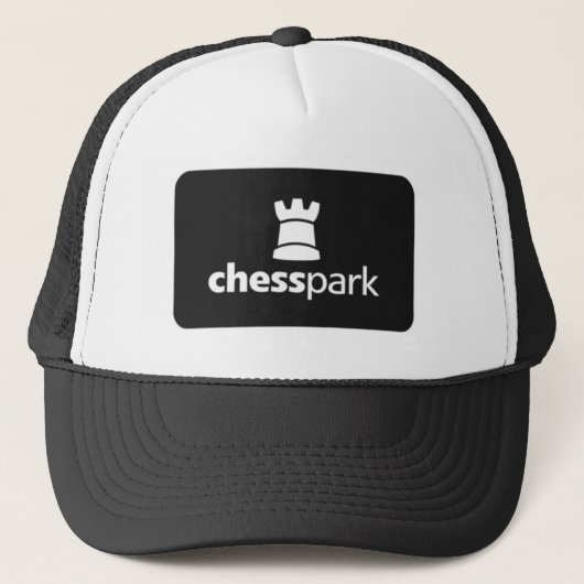 Chesspark_Logo_bw Trucker Pet (Voorkant)