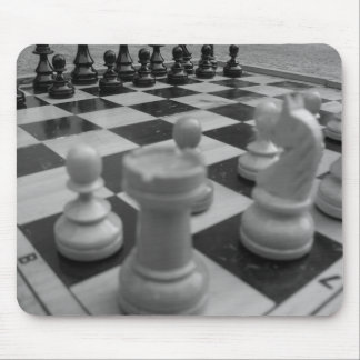 Chessset B&W Muismat