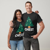 Chest Chestnuts Couples Matching Christmas Costume T-shirt (Unisex)