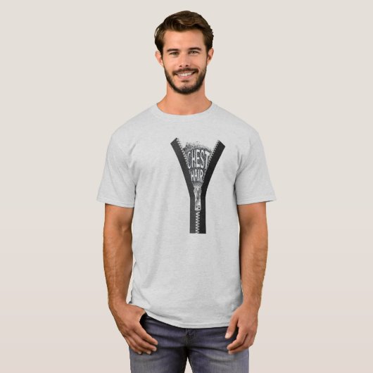 CHEST HAIR T-SHIRT (Voorkant volledig)