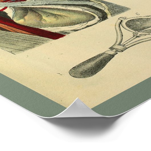 Chest Heart Lungs Anatomy Medical Art Print (Hoek)