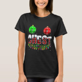 Chest Nuts Christmas Funny Matching Couple Chestnu T-shirt (Voorkant)