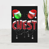 Chest Nuts Christmas Matching Couple Chestnuts 1  Kaart (Voorkant)